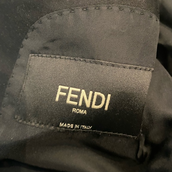 Real Fendi suit black with white “F” monogram - Picture 2 of 3